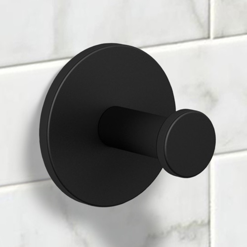 Bathroom Hook, Matte Black Nameeks NNBL0012